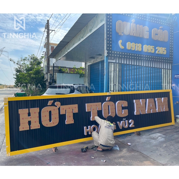 BẢNG HIỆU TÔN SÓNG CHỮ NỔI BÌNH DƯƠNG