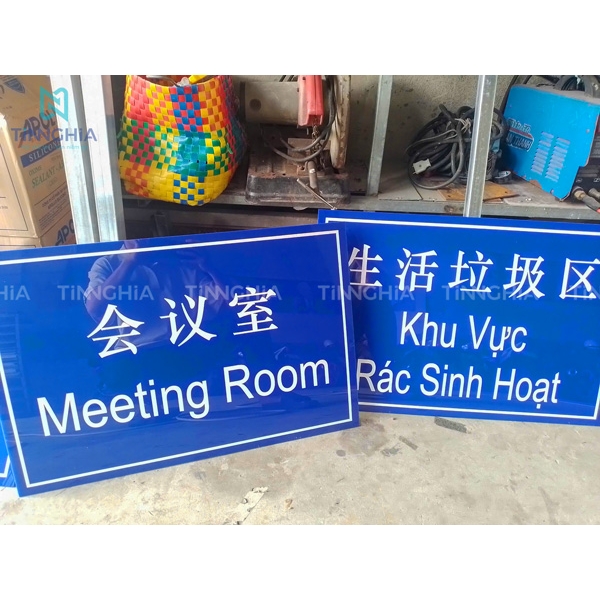 LÀM BẢNG TÊN VĂN PHÒNG DĨ AN