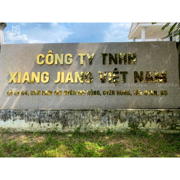 CHỮ INOX UỐN NỔI NHẬN DIỆN NHÀ XƯỞNG BÌNH DƯƠNG 