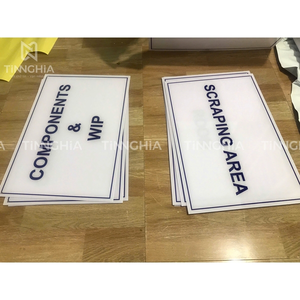 LÀM BIỂN HIỆU MICA DĨ AN