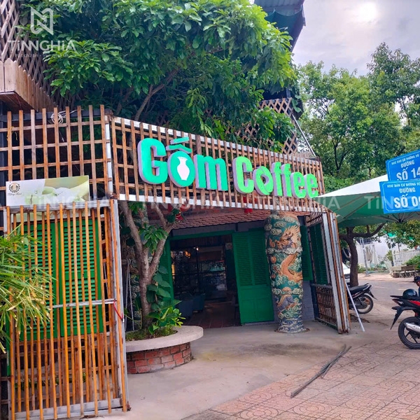 LÀM BIỂN HIỆU QUÁN CÀ PHÊ TRỌN GÓI - GỐM COFFEE | CHỮ NỔI, HỘP ĐÈN, ỐP ALU...