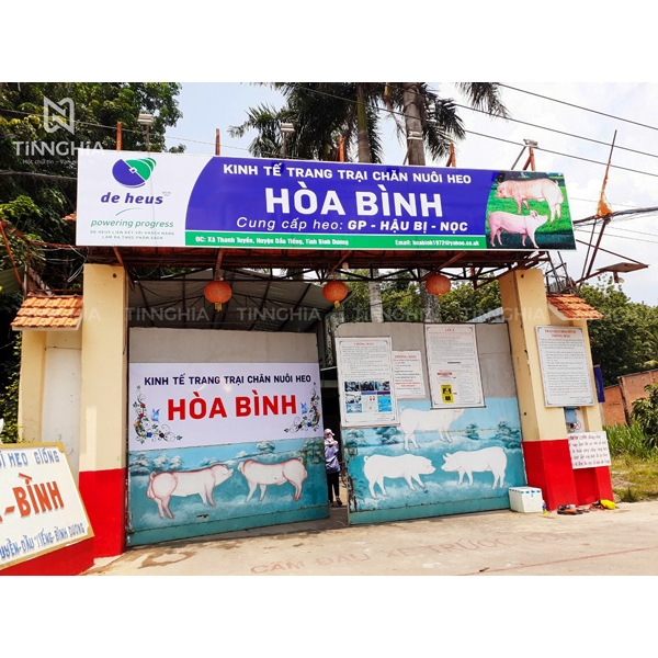 LÀM BIỂN QUẢNG CÁO BẰNG TÔN BẾN CÁT