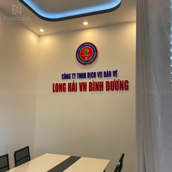 LÀM LOGO CHỮ NỔI VĂN PHÒNG TÂN UYÊN