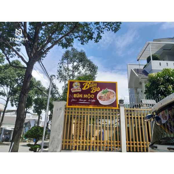 BẢNG HIỆU ALU CHỮ NỔI MICA QUÁN BÚN BÒ BÌNH DƯƠNG | TÍN NGHĨA