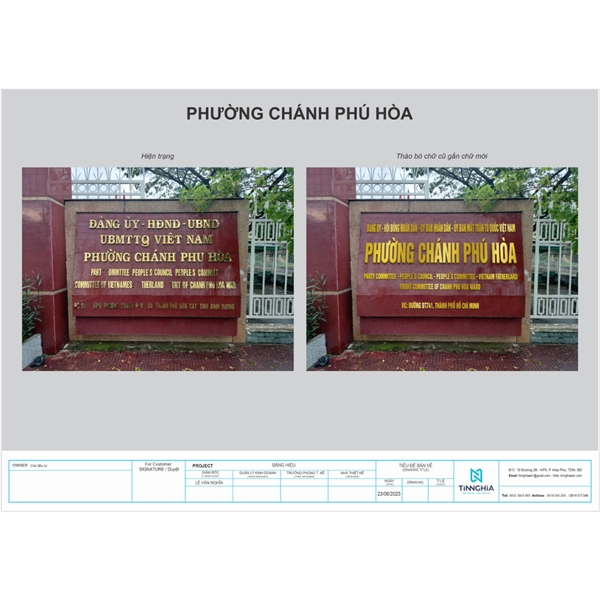 THAY BẢNG HIỆU HÀNH CHÍNH MỚI Ở TPHCM | Thay Biển Hiệu Trụ Sở Cơ Quan Hành Chính