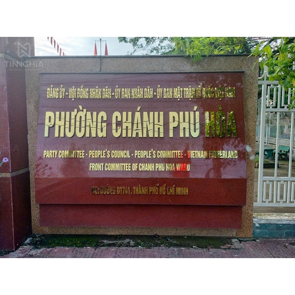 THAY BẢNG HIỆU HÀNH CHÍNH MỚI Ở TPHCM | Thay Biển Hiệu Trụ Sở Cơ Quan Hành Chính