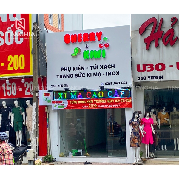 THI CÔNG BẢNG HIỆU ALU TẠI PHÚ GIÁO