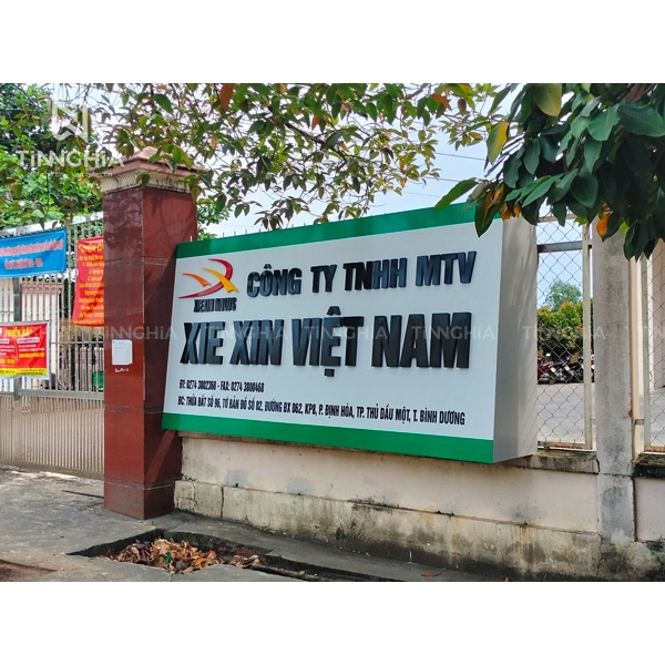 THI CÔNG BẢNG HIỆU CÔNG TY TẠI BẾN CÁT