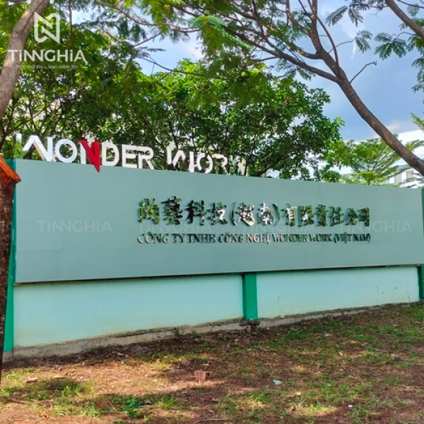 THI CÔNG BẢNG HIỆU CÔNG TY TẠI DĨ AN