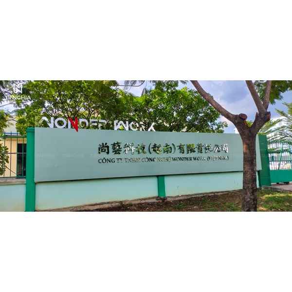 THI CÔNG BẢNG HIỆU CÔNG TY TẠI DĨ AN