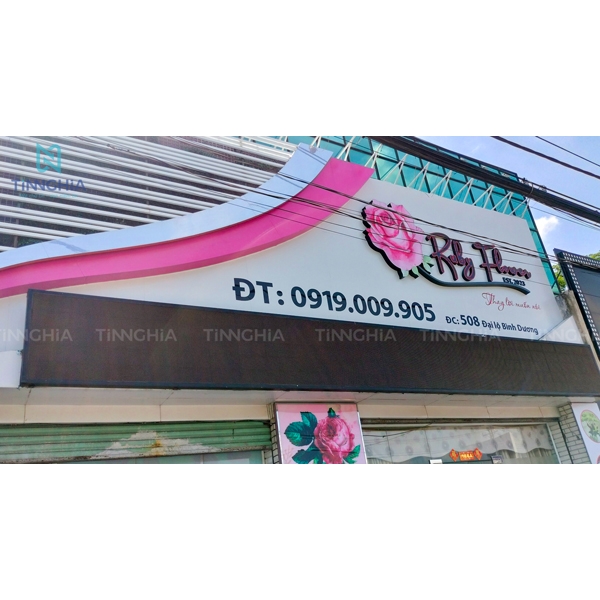 THIẾT KẾ BẢNG HIỆU ALU TẠI DĨ AN
