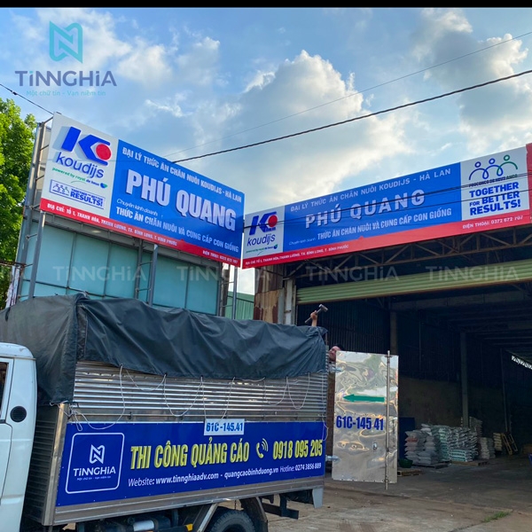 THIẾT KẾ BẢNG HIỆU ALU TẠI THUẬN AN | BẢNG HIỆU CHỮ NỔI QUẢNG CÁO BÌNH DƯƠNG