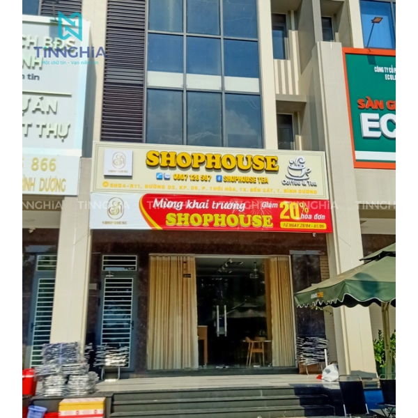 THIẾT KẾ BẢNG HIỆU CÔNG TY TẠI BÌNH DƯƠNG