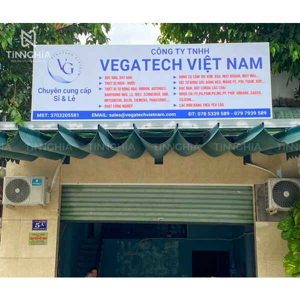 THIẾT KẾ BẢNG HIỆU CÔNG TY TẠI DĨ AN