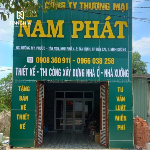 BẢNG ALU CHỮ MICA PHỐI MÀU THEO LOGO THƯƠNG HIỆU